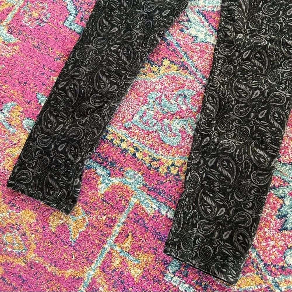Anthropologie Ag Adriano Goldschmied | Women’s brown velvet paisley pants sz 25P